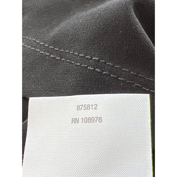 Colleen Lopez Side Shirred Surplice Dress Size 1X Rhinestone Black Elegant Party - Picture 5 of 7